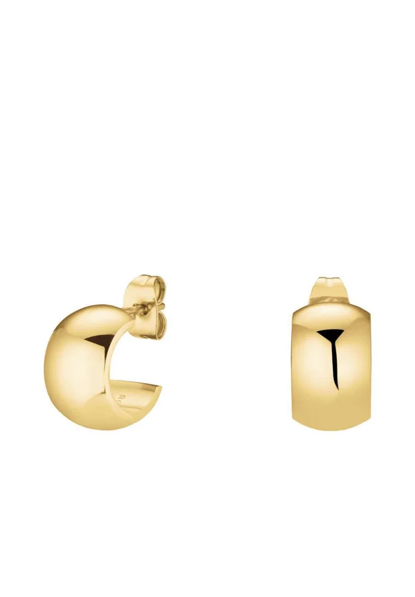 SMALL WIDE HOOPS - Ohrringe - gold-coloured