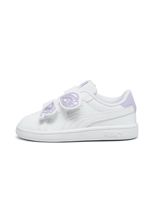 SMASH 3.0 UNISEX - Sneaker low - white vivid violet  silver