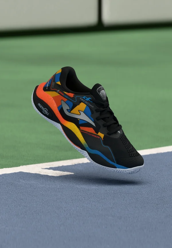 SMASH CLAY - Padel-Schuhe - black/multi color