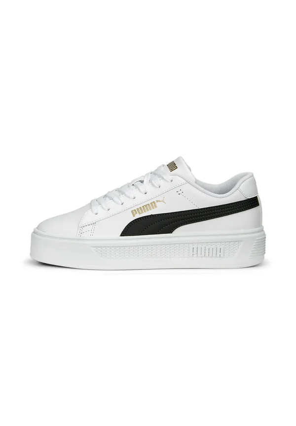 SMASH PLATFORM  - Sneaker low - white black gold
