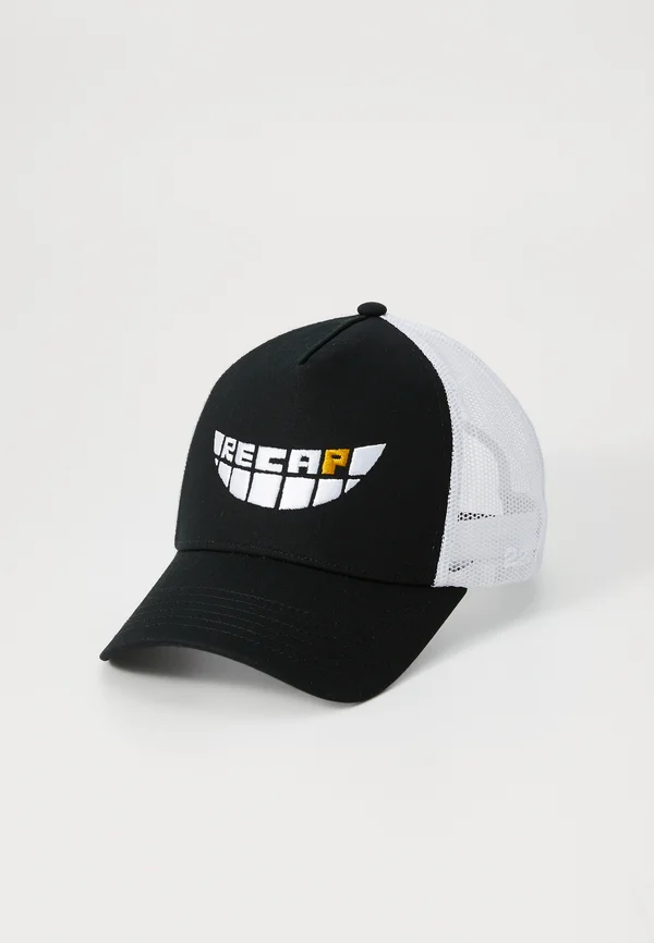SMILE TRUCKER UNISEX - Cap - black/white