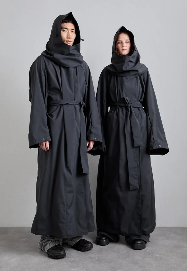 SMOOTH COAT UNISEX - Klassischer Mantel - black