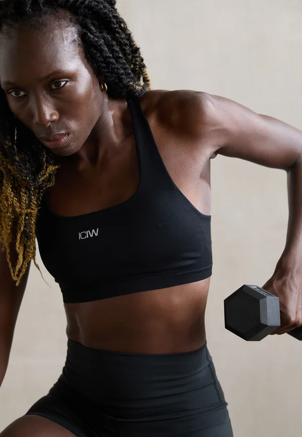 SMOOTH SEAMLESS BRA - Sport-BH mit leichter Stützkraft - black