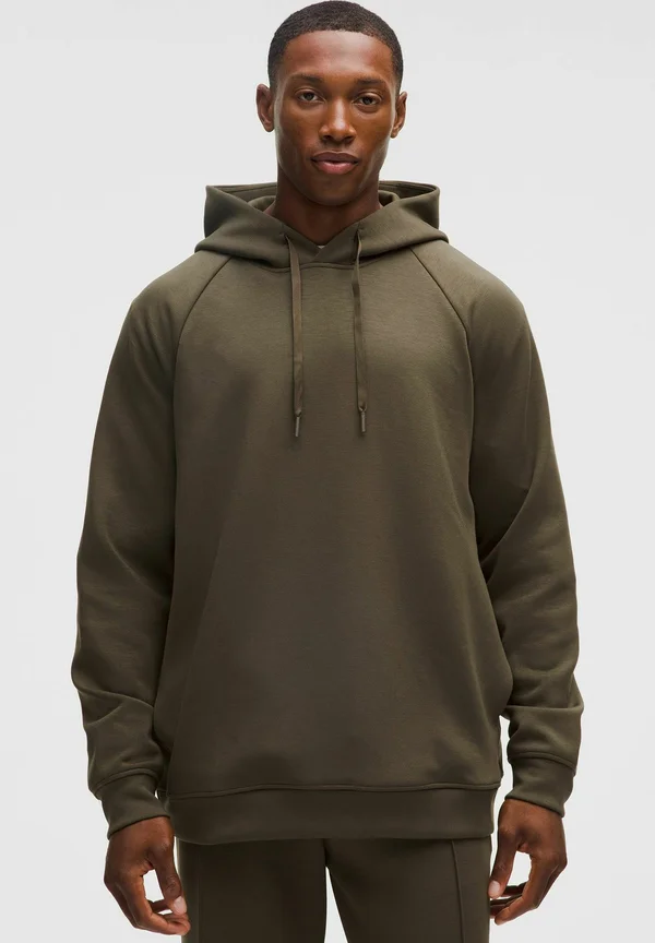 SMOOTH SPACER - Kapuzenpullover - olive brown