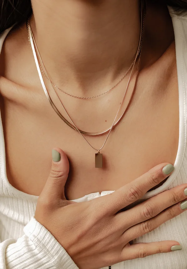 SNAKE MULTI SET - Halskette - rose gold-coloured