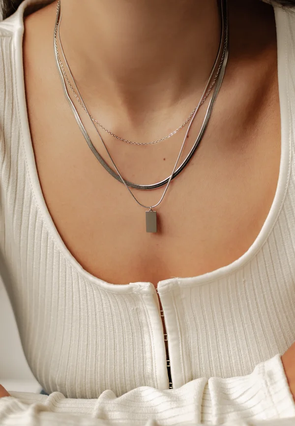 SNAKE MULTI SET - Halskette - silver-coloured