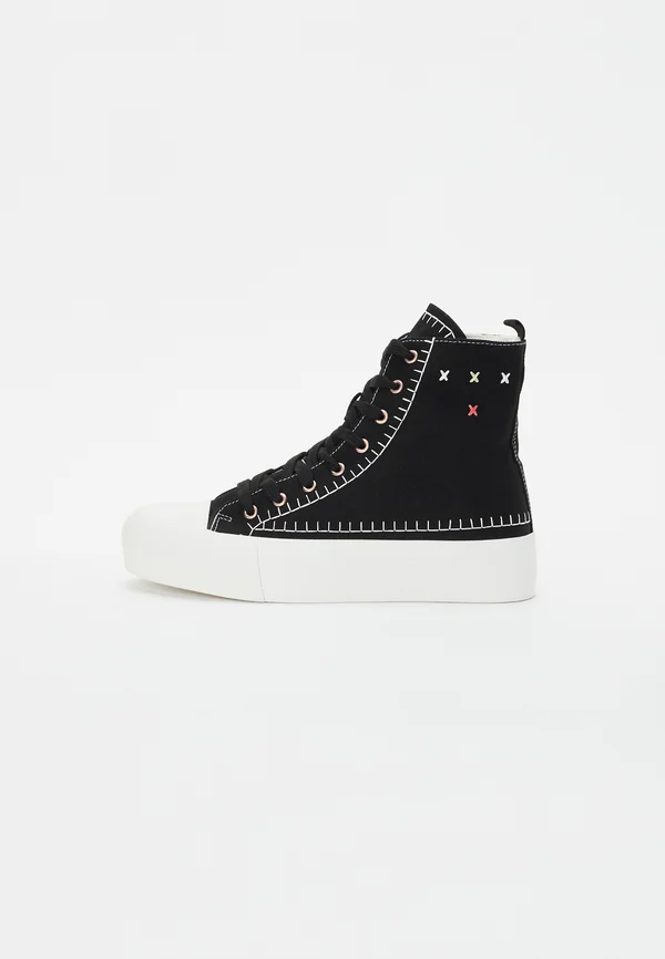 Sneaker high - black