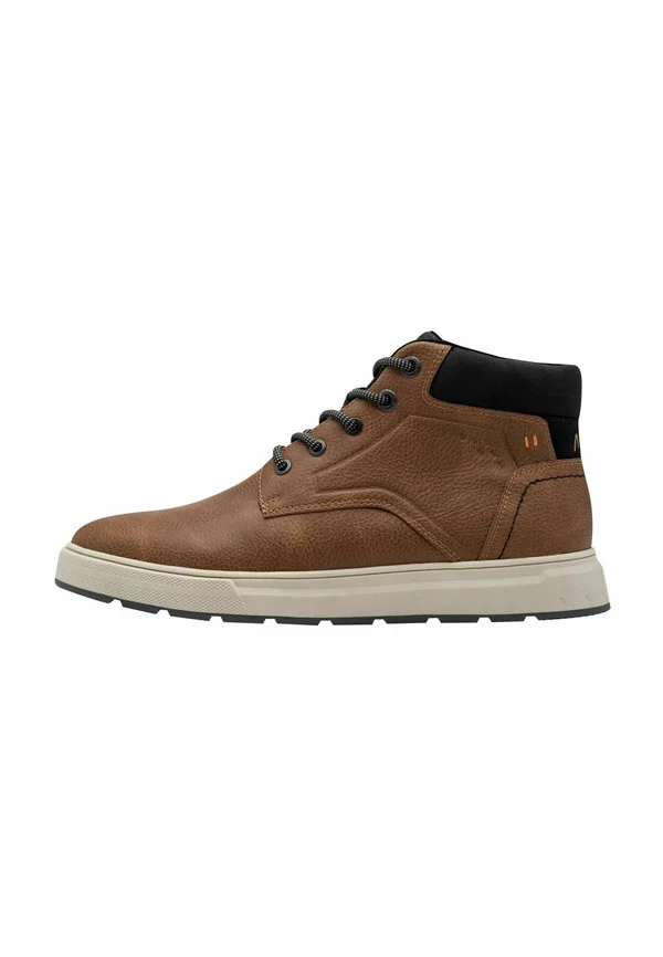 Sneaker high - cognac comb