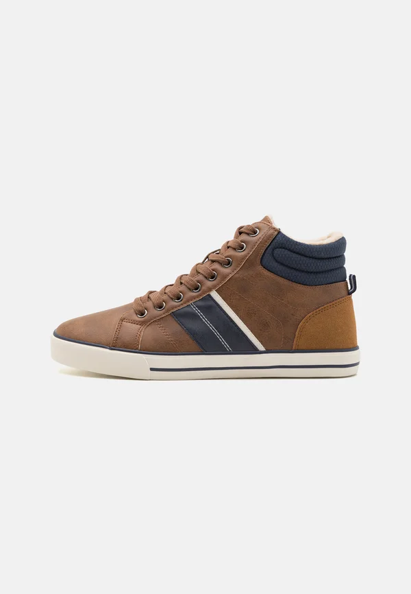Sneaker high - cognac