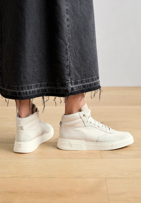 Sneaker high - ice/ivory