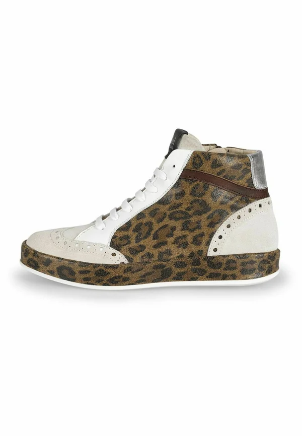 Sneaker high - leopardo mona off white