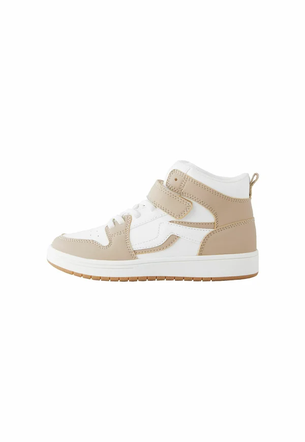 Sneaker high - mottled beige