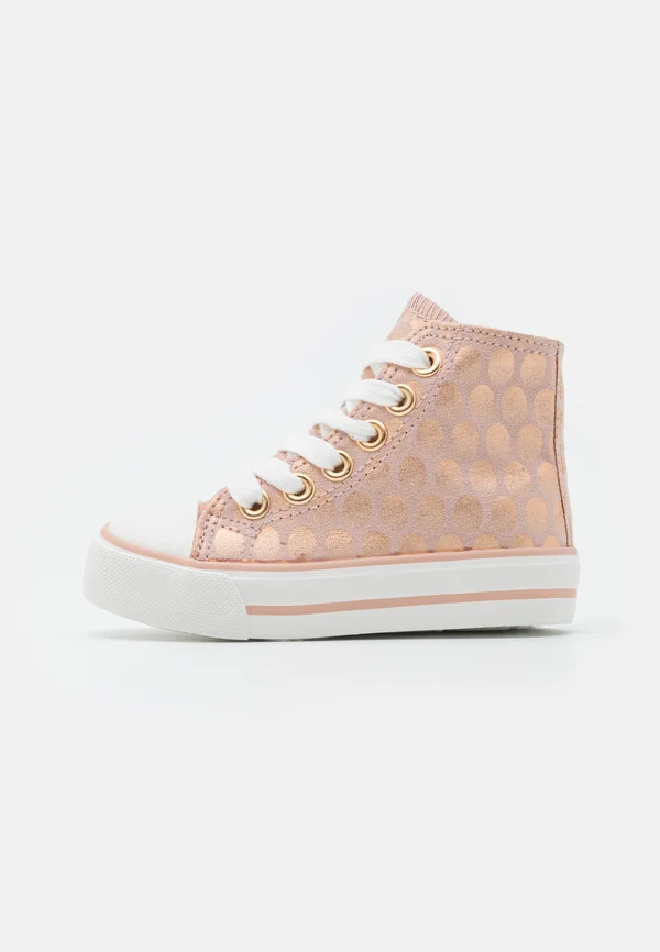 Sneaker high - rose gold