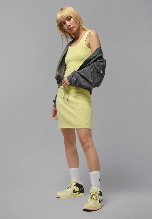 Sneaker high - sail anthracite/luminous green