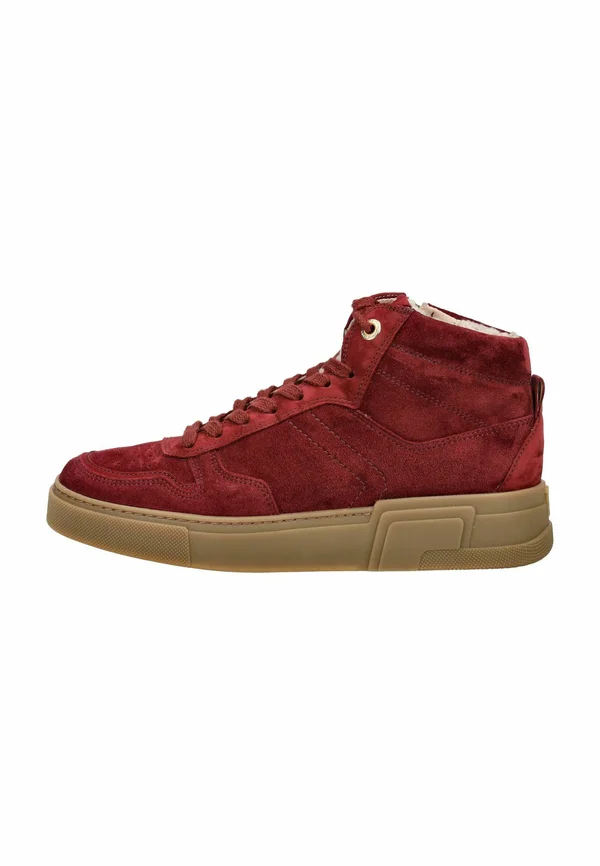 Sneaker high - ssuede rnubuk wine