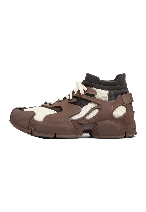 Sneaker high - weiß grau