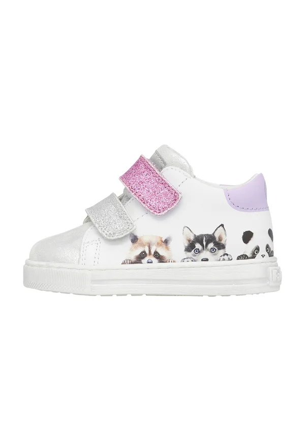 Sneaker high - weiß-metal-