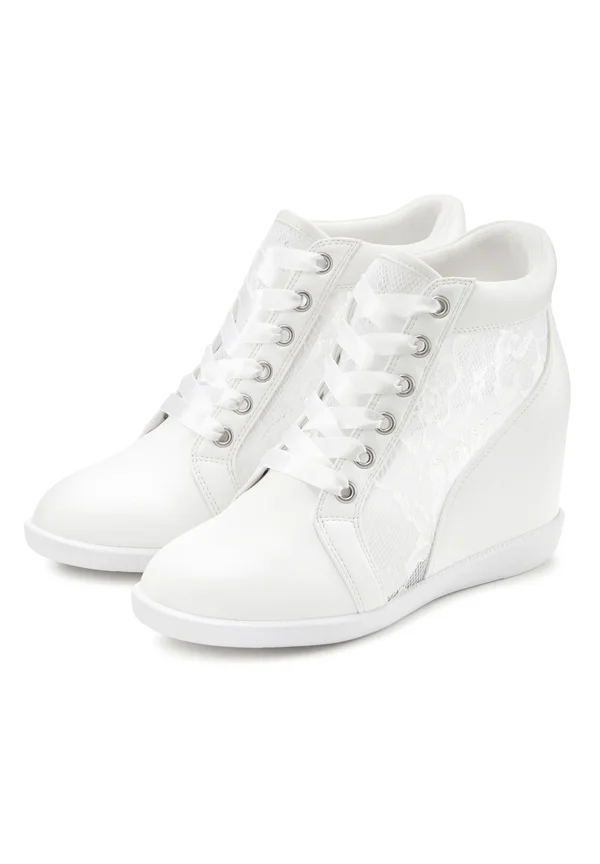 Sneaker high - weiß