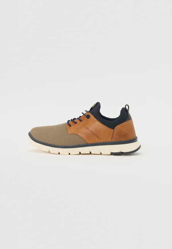 Sneaker low - beige / cognac