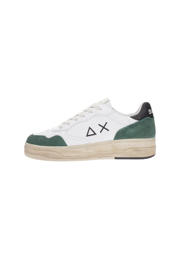 Sneaker low - bianco e verde scuro