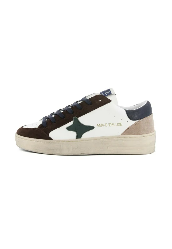 Sneaker low - bianco marrone