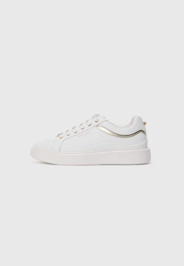 Sneaker low - bianco ottico/oro