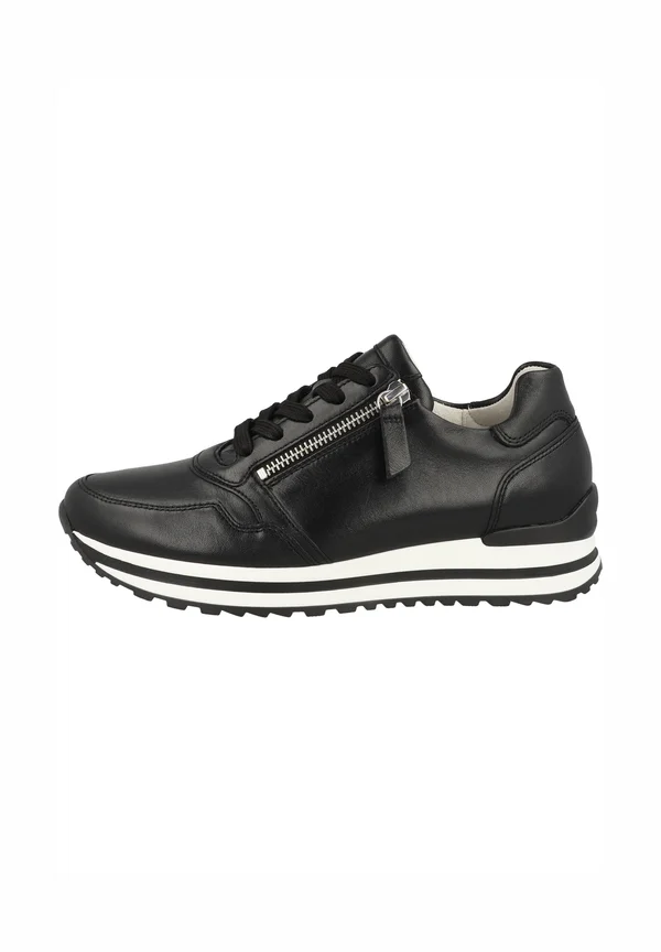 Sneaker low - black black white