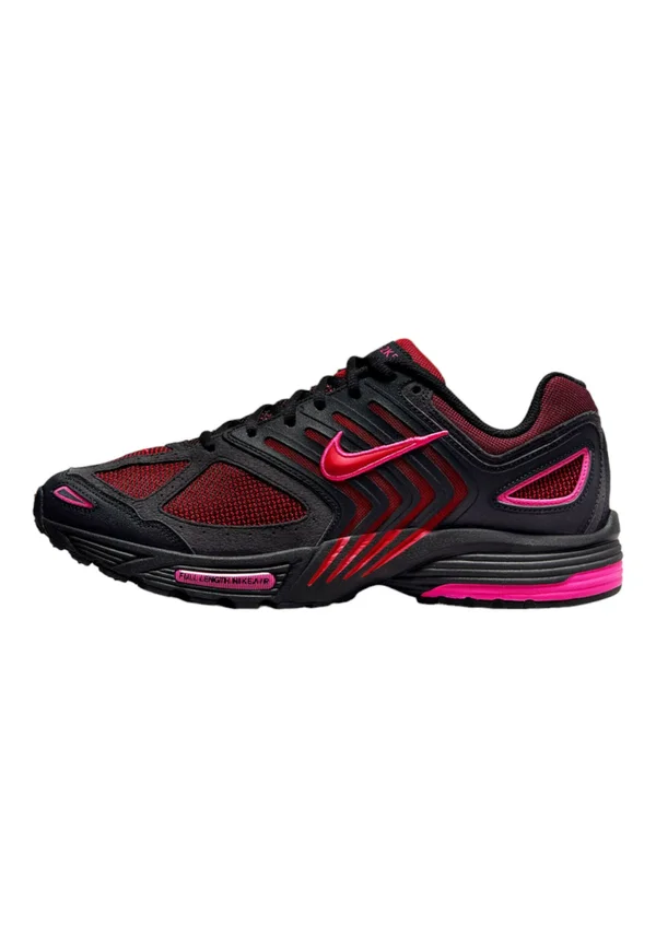 Sneaker low - black dark red rose