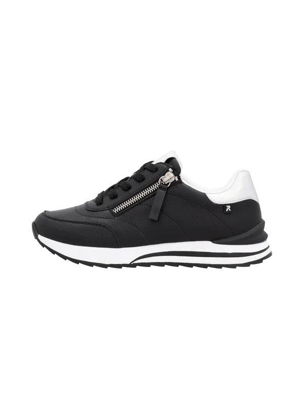 Sneaker low - black white black