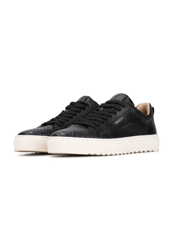 Sneaker low - black with animalprint