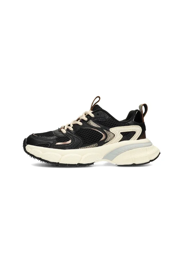 Sneaker low - black with gold combination