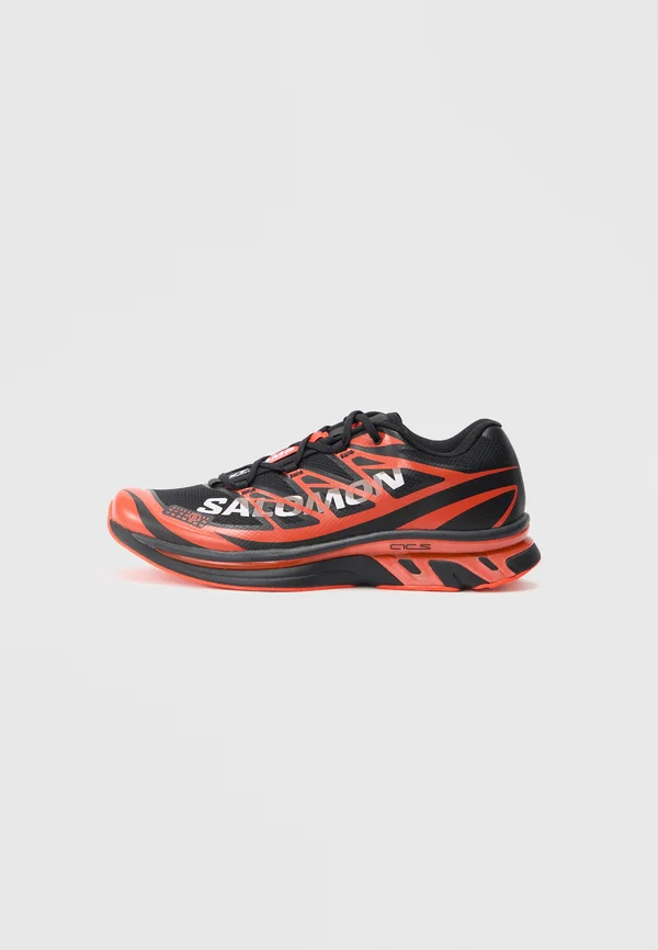 Sneaker low - black/cherry tomato/white
