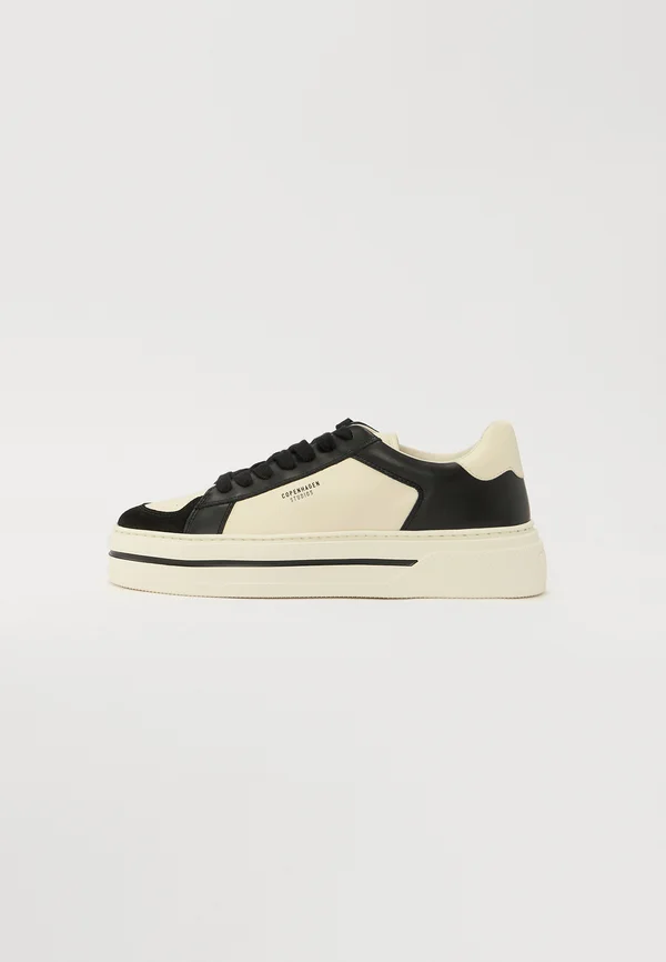Sneaker low - black/cream beige