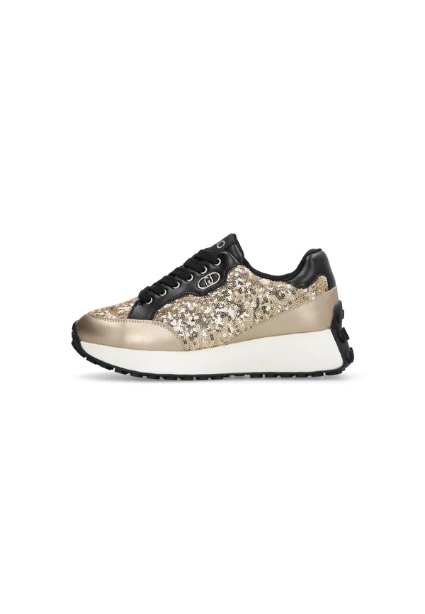 Sneaker low - black/light gold