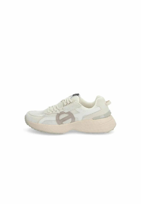 Sneaker low - blanc casse blanc taupe