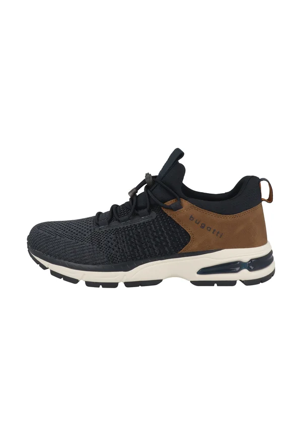 Sneaker low - dark blue cognac aox