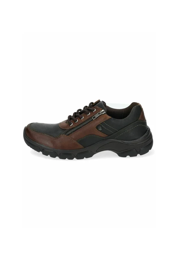 Sneaker low - dunkelbraun schwarz 329
