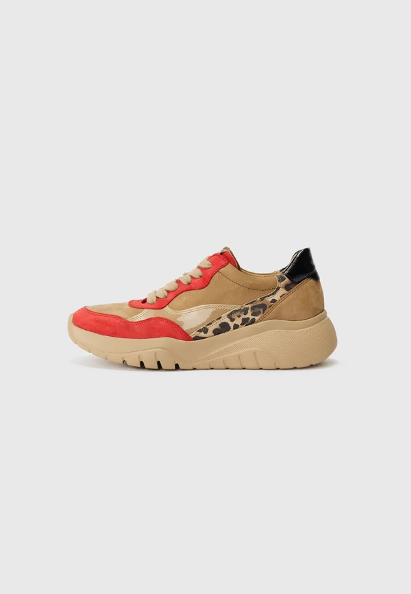 Sneaker low - fire/nut kombi