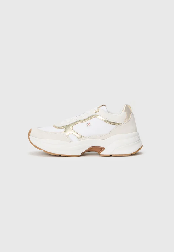 Sneaker low - gold-coloured/white/ecru