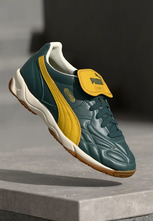 Sneaker low - green terrain/archive gold-coloured