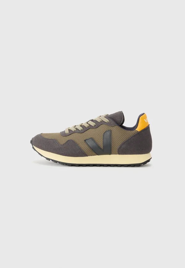 Sneaker low - kaki/black/ouro