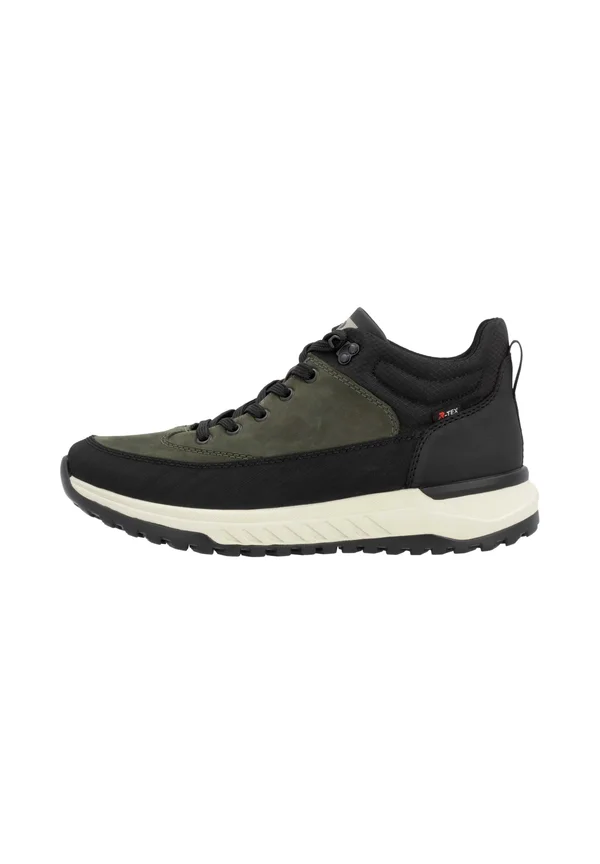 Sneaker low - khaki schwarz
