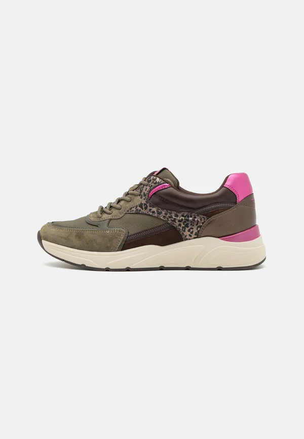 Sneaker low - khaki/pink