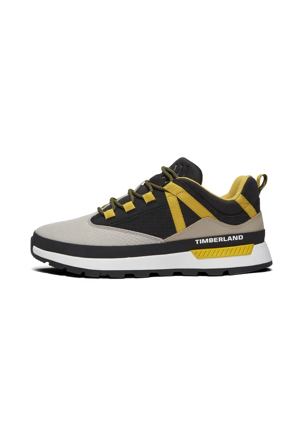 Sneaker low - lt taupe mesh w yellow