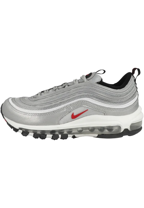 Sneaker low - metallic silver varsity red white