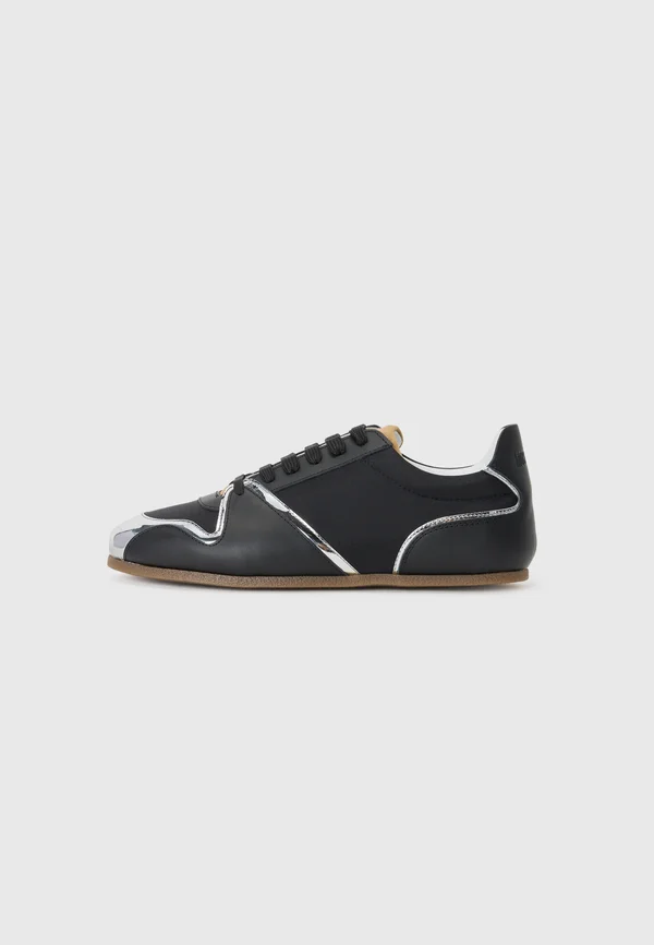 Sneaker low - nero/beige/silver-coloured