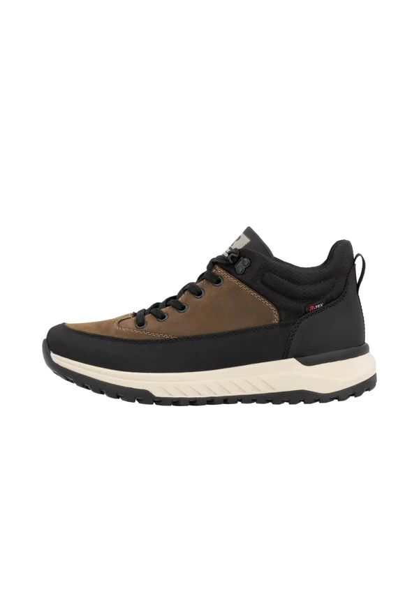 Sneaker low - nougatbraun schwarz