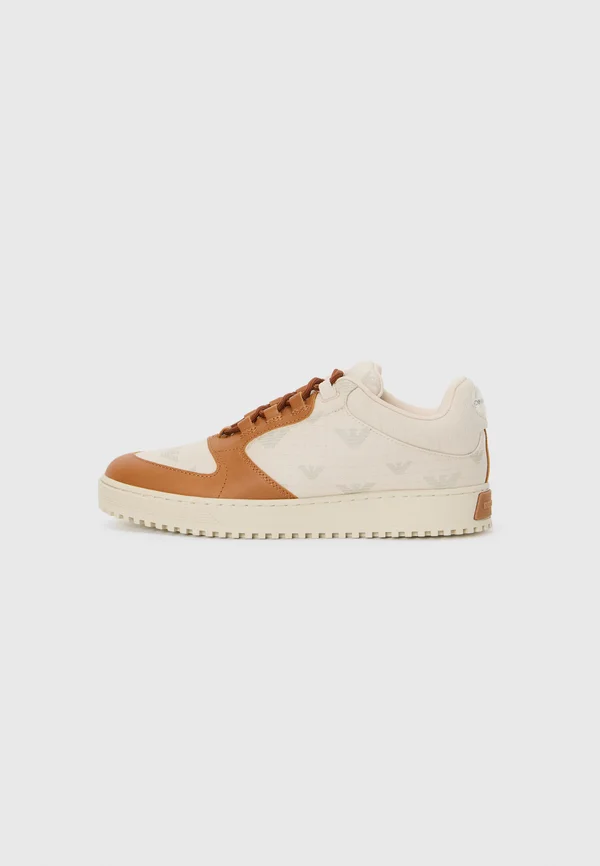 Sneaker low - off-white/cognac