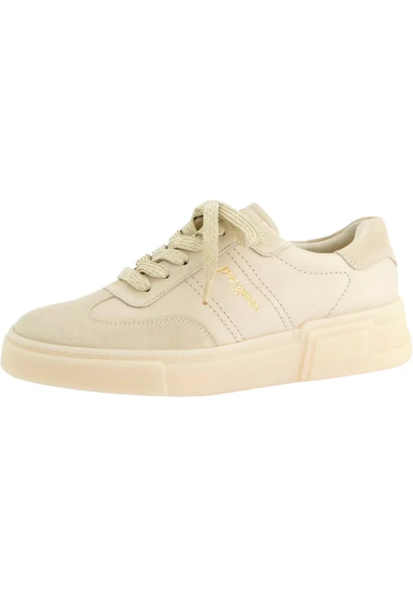 Sneaker low - s suede m calf ivory biscuit