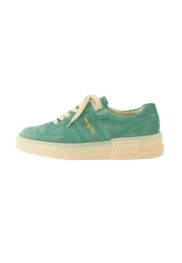Sneaker low - soft suede wasabi